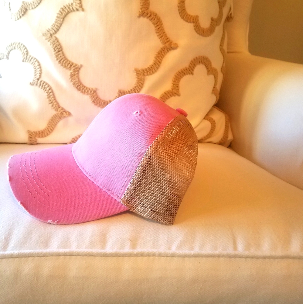 Pink  unisex  ball cap